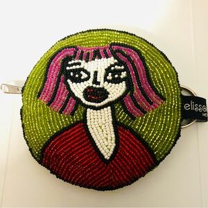 Melissa Beaded Keychain with Artistic Design